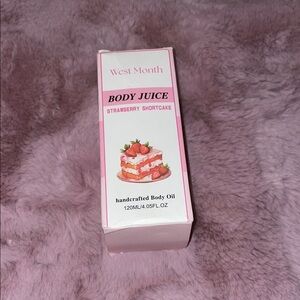 Body Juice Strawberry Shortcake Body Oil - Pinky